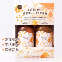 日本vecua honey金木犀限定桂花蜂蜜洗护套装洗发水护发素护发油