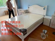 新款欧式烤漆实木床欧式床实木双人床实木单人床欧式双人床单人床