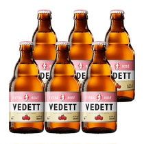 【进口】白熊玫瑰红啤酒比利时小麦啤酒精酿啤酒330ml*6瓶装