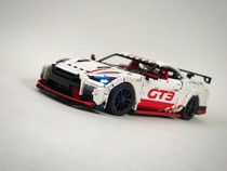乐高LEGO科技 MOC零件包 日产 Nissan GTR 遥控跑车模型 可改色