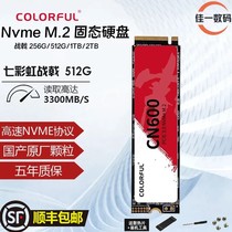 Colorful/七彩虹 CN600固态硬盘M.2  512G 1T NVME笔记本固态 2T