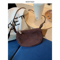 【小优家包包】HOYOZI原创真皮手机包斜挎包包女2024新款秋冬小包
