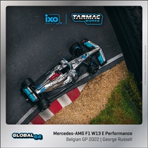 【超梦】Tarmac Works 1:64 奔驰 F1 W13 E 比利时站 合金车模型