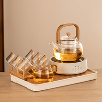 电陶炉煮茶器套装小型家用烧水壶办公室泡茶煮茶壶玻璃茶壶煮茶炉
