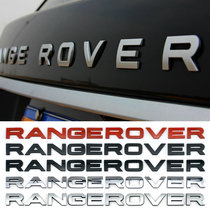 路虎车标RANGE ROVER机头盖字母标极光揽胜运动 行政改装尾厢车标