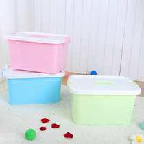 塑料收纳箱整理箱有盖大小号手提杂物储物箱玩具家用衣物收纳盒子