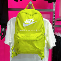 正品耐克Nike男女LOGO印花运动休闲纯色学生书包背包双肩包DC4244