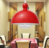 麻将灯升降吊灯 现代简约餐厅吧台灯可伸缩 棋牌室书房灯半圆罩子