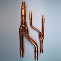 中央空调分支器分歧管22T紫铜管制冷剂分流空调配件