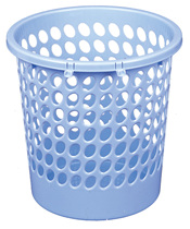 得力9556圆形废纸篓 圆形垃圾桶 塑料圆形清洁桶 得力文具