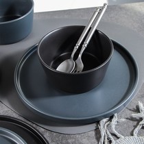 艺家 套装餐具盘子家用陶瓷平盘碗创意日式牛排盘西餐盘餐盘微瑕