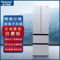 Panasonic/松下 NR-D411XG-W/S/HE452PX法式变频超薄嵌入家用冰箱