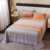全棉加厚60支磨毛单床单 秋冬保暖被单单人床罩双人床1.5米床1.8m