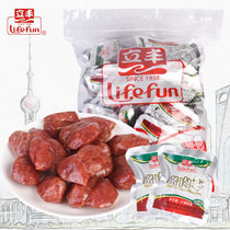 上海立丰食品原味猪肉枣500g散装碳烤蜜汁小香肠休闲肉类零食小吃