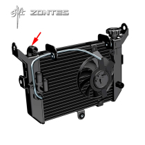 升仕ZT310-VZT310-V摩托车太子款主水箱副水箱温控开关配件散热器