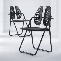 普格瑞司55D折叠椅椅孕妇椅户外椅子家用会议椅办公椅人体工学椅
