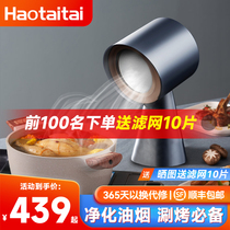 haotaitai桌面抽油烟机家用迷你火锅烧烤除味空气净化器免安装