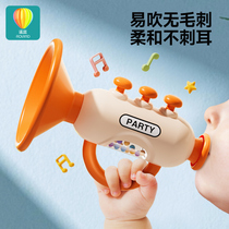 小喇叭儿童玩具婴幼儿吹响口哨哨子1一2岁宝宝0专用口琴可吹乐器6