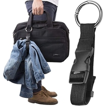 Hot Sale Portable Black Nylon Anti-theft Luggage Strap Holde