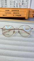 复古玫瑰金不规则多边眼镜架全框时尚钛架特价福利价轻盈配镜舒适