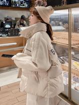 新款2023年流行羽绒棉服女小个子港风短款韩版学生面包服棉衣外套