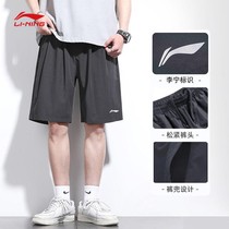 李宁五分速干运动短裤男2024夏季透气跑步篮球羽毛球大码宽松外穿