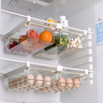 冰箱收纳盒悬挂抽屉式鸡蛋保鲜盒蔬菜水果专用冷冻储物盒整理神器
