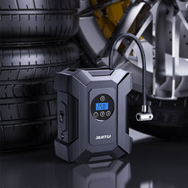 车载充气泵便携式12v汽车轮胎电动打气筒带压力表车用高压打气泵