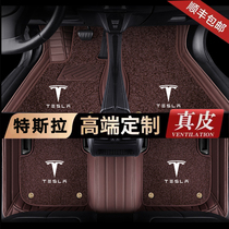 适用于新款特斯拉Model3/Y焕新版 Model丫全包围汽车脚垫地毯改装