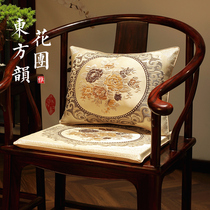 高端中式实木圈椅垫茶椅座垫茶桌红木沙发太师椅子坐垫餐椅垫定制