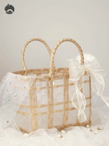 伴手礼女伴娘结婚婚礼实用礼盒空盒子高级感礼品包包高端手提袋
