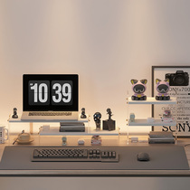 办公室增高架工位电脑显示屏台面置物家用底座台式简易护颈收纳
