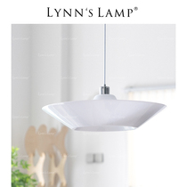 Lynn's立意 北欧亚克力吊灯餐厅水吧简约极简白色飞碟ins包豪斯灯