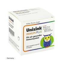 Unizink 补锌肠溶胶囊加强版90粒增强免疫系统功能