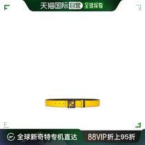香港直邮Fendi 双面徽标皮带 7C0468AHUU牛皮棕色