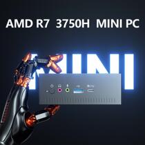 厂家直销迷你主机电脑AMD锐龙R7工控mini游戏办公台式机电脑