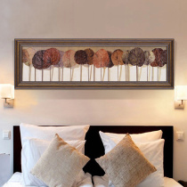 美式卧室装饰画主卧床头挂画横幅温馨客厅沙发背景墙壁画欧式