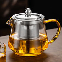 耐热玻璃茶壶家用加厚过滤泡茶壶茶水分离水壶单壶功夫茶具煮茶器