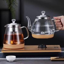 全自动底部上水壶电热烧水壶茶台泡茶专用一体机茶桌抽水嵌入式