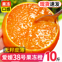 四川爱媛38号果冻橙10斤橙子正宗新鲜水果当季整箱柑橘蜜桔子包邮