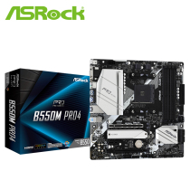 ASROCK/华擎科技 B550M Pro4主板 AMD B550 MATX主板支持3-5代CPU