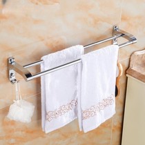 九牧᷂不锈钢毛巾架毛巾杆单杆双杆毛巾挂杆卫生间浴室卫浴挂件
