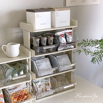茶包收纳盒咖啡胶囊零食桌面置物架办公室茶水间茶叶透明展示架