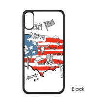 美国国旗自由女神适配于apple苹果iPhone7811Plus手机壳XRmaxs