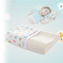 睡眠博士儿童乳胶枕头宝宝防打鼾10岁以上四季通用带枕套加长款6