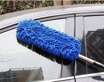 汽车清洁刷子除尘掸子洗车小拖把车用软毛长柄伸缩擦车车内玻璃