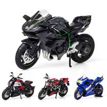 （盒装） 杜卡地雅玛哈H2大魔鬼赛车摩托车模型合金车模汽车摆件