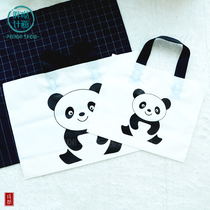 熊猫礼品袋礼袋 白色OPP塑料加厚材料塑料袋大熊猫产品专用包装袋