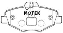 MOTEK之家魔铁ST600高性能刹车片适用奔驰E级E200 E230 E280W211