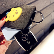 通用车钥匙包韩国可爱大众奔驰汽车遥控钥匙套本田锁匙扣钥匙扣女